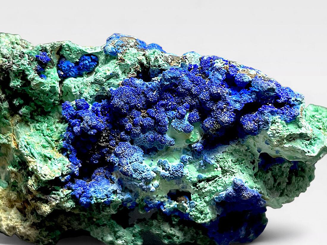 安徽省産 アズライト with マラカイト / Azurite with Malachite