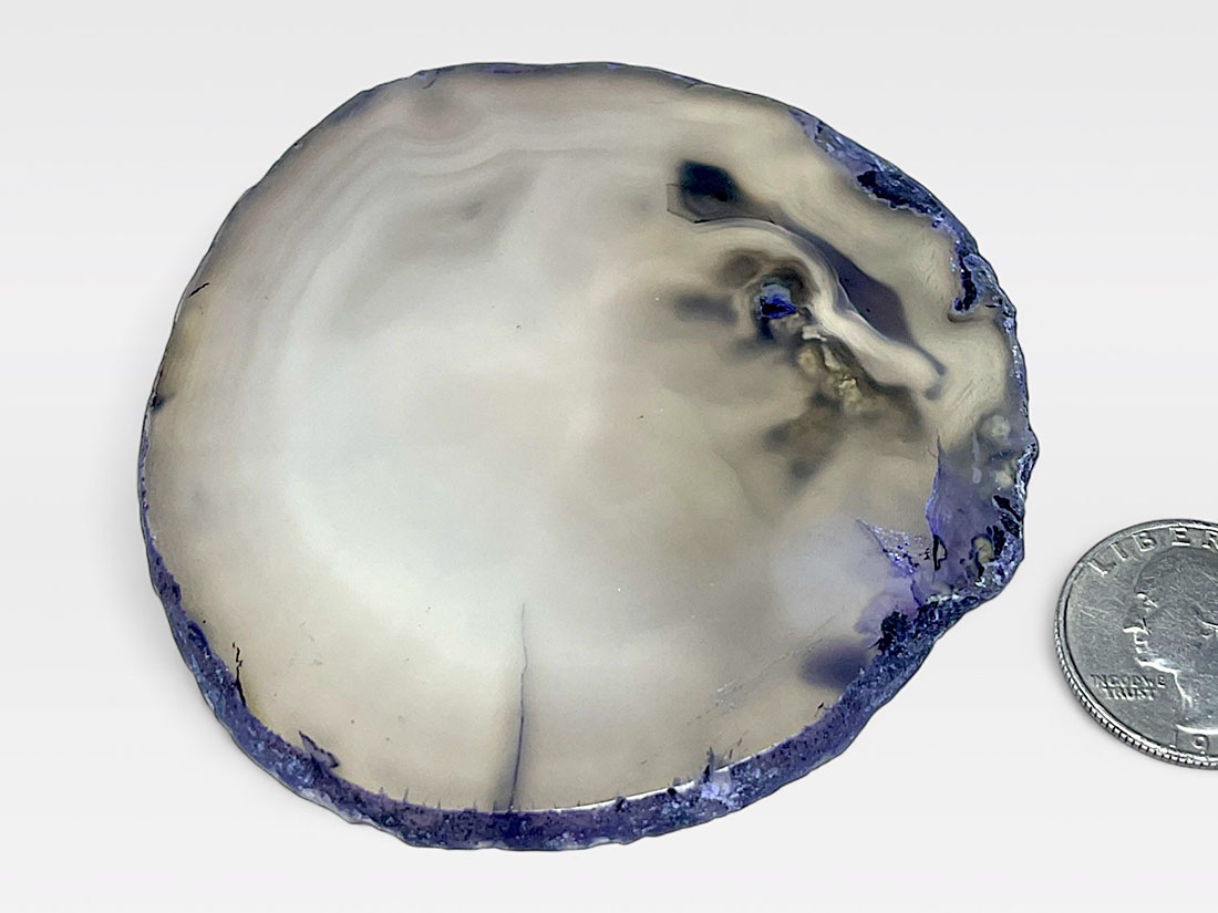 ブラジル産 カラー アゲート プレート