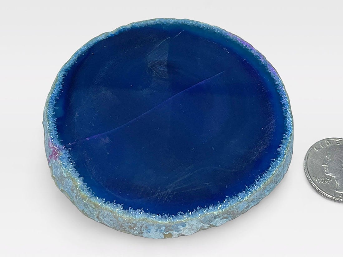 ブラジル産 カラー アゲート プレート