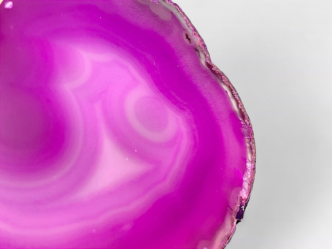 ブラジル産 カラー アゲート プレート