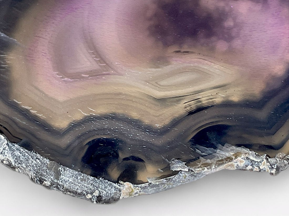 ブラジル産 カラー アゲート プレート