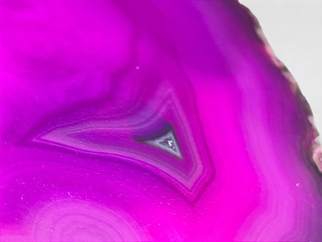 ブラジル産 カラー アゲート プレート