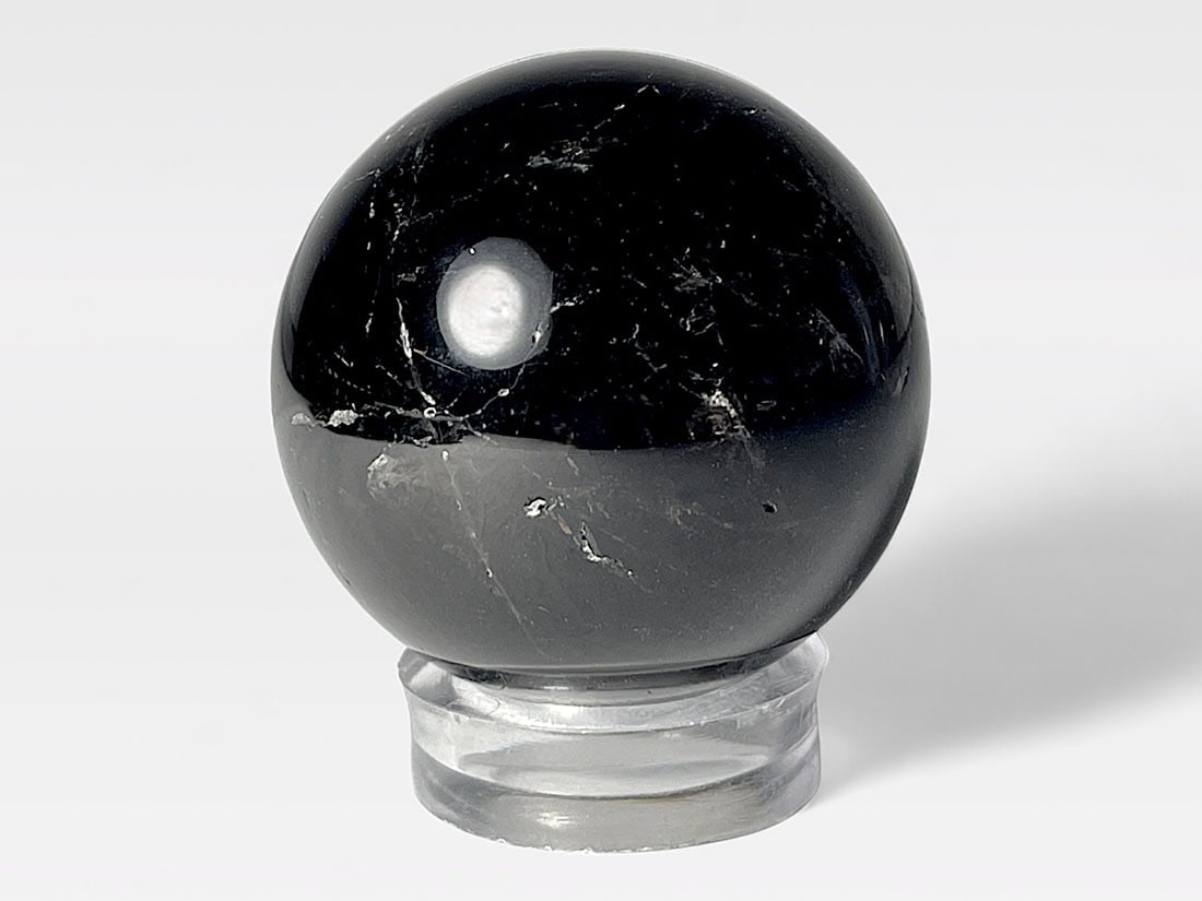 モリオン ( 黒水晶 ) 直径38mm 丸玉