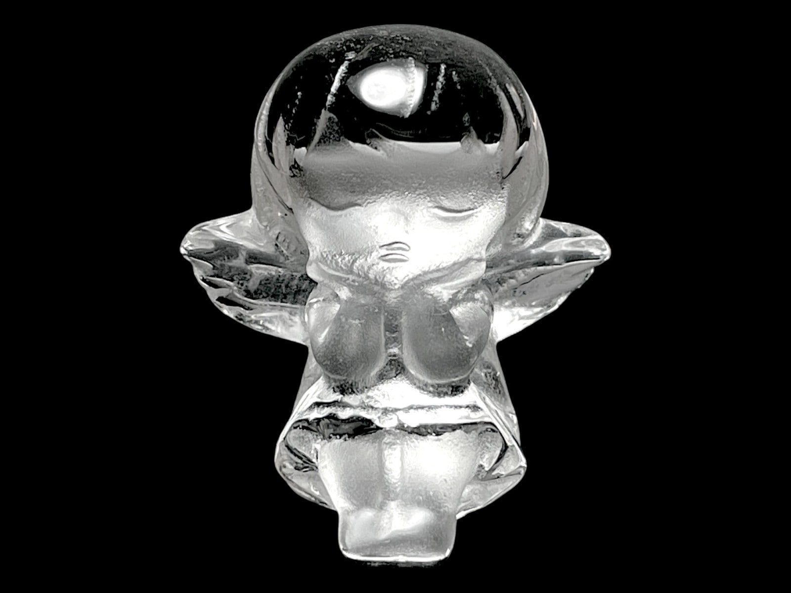 水晶 エンジェル彫刻