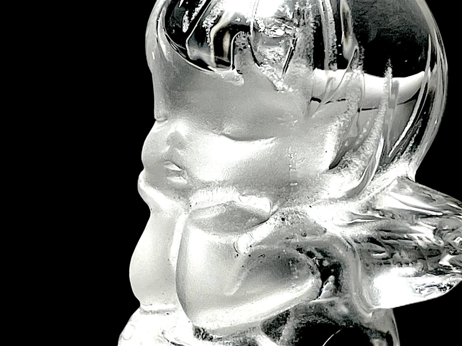 水晶 エンジェル彫刻