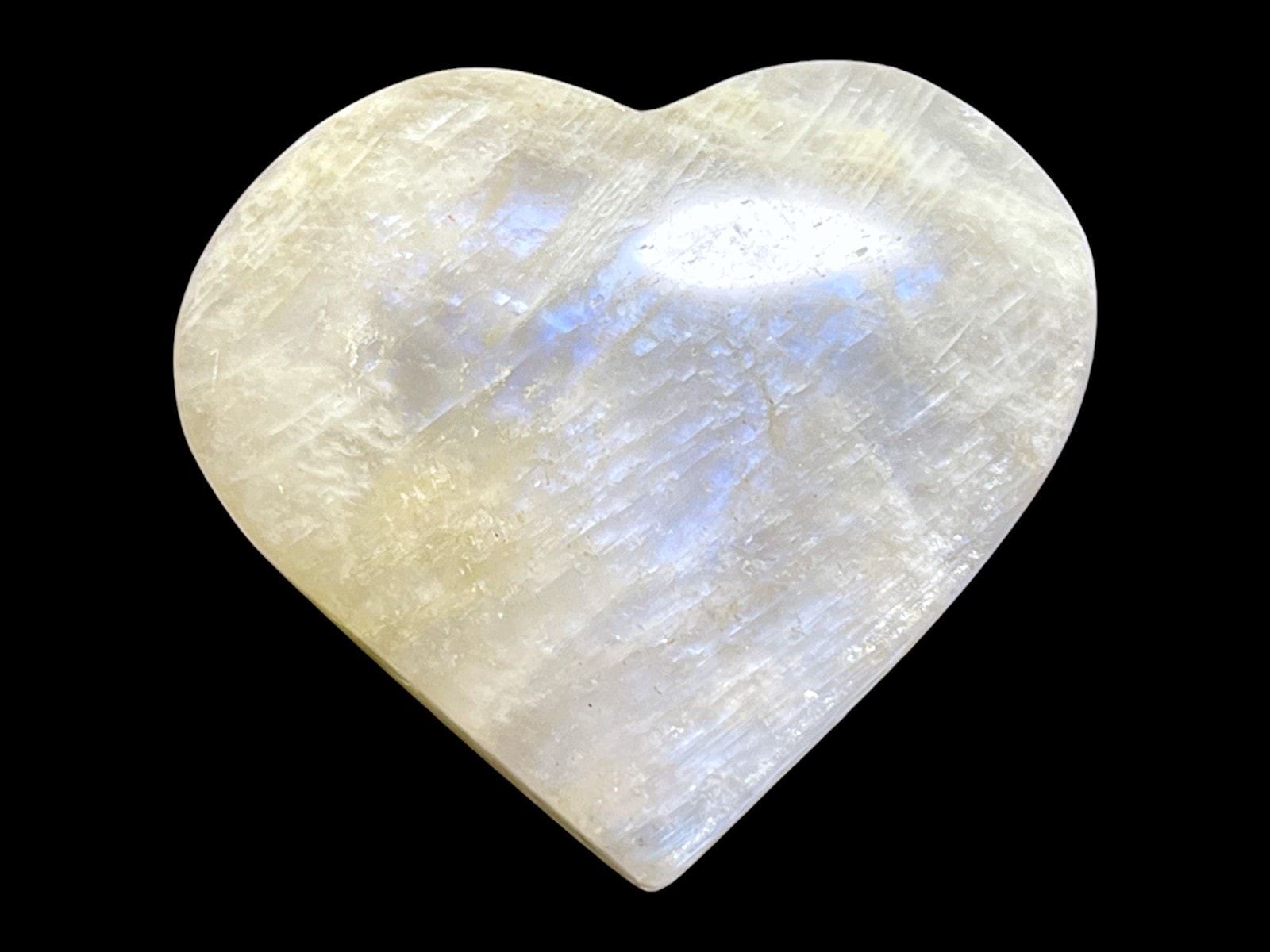 マダガスカル産 ゴールデン ムーンストーン ハート / Feldspar Moonstone