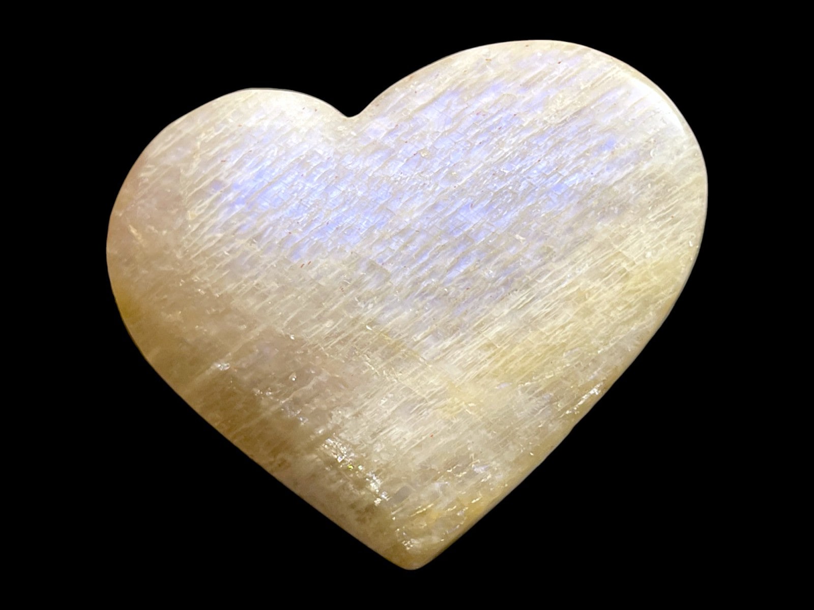 マダガスカル産 ゴールデン ムーンストーン ハート / Feldspar Moonstone