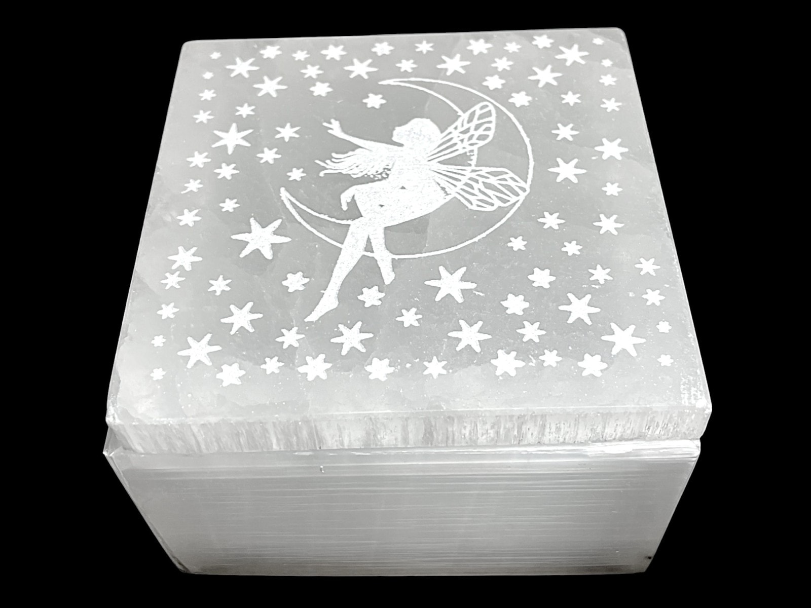 モロッコ産 セレナイト フェアリースクエアBOX ポリッシュ (アソート)