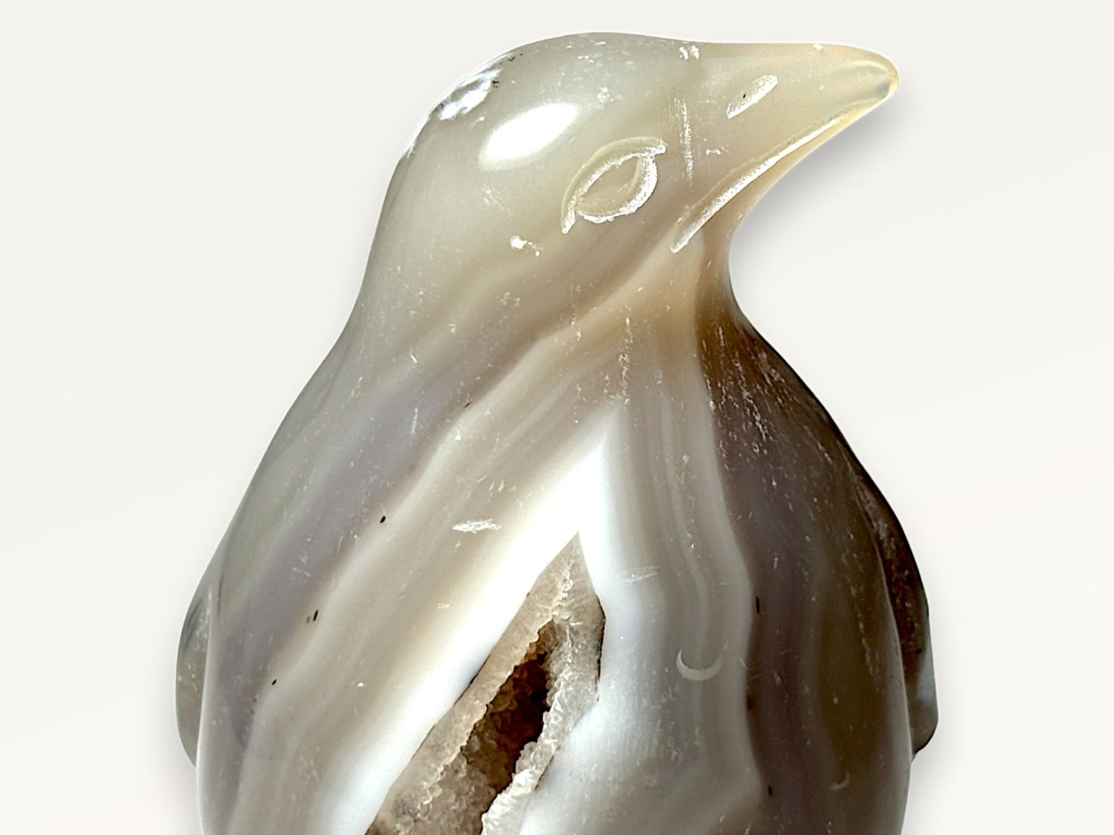 アゲート ジオード ペンギン / Polished Agate Penguin