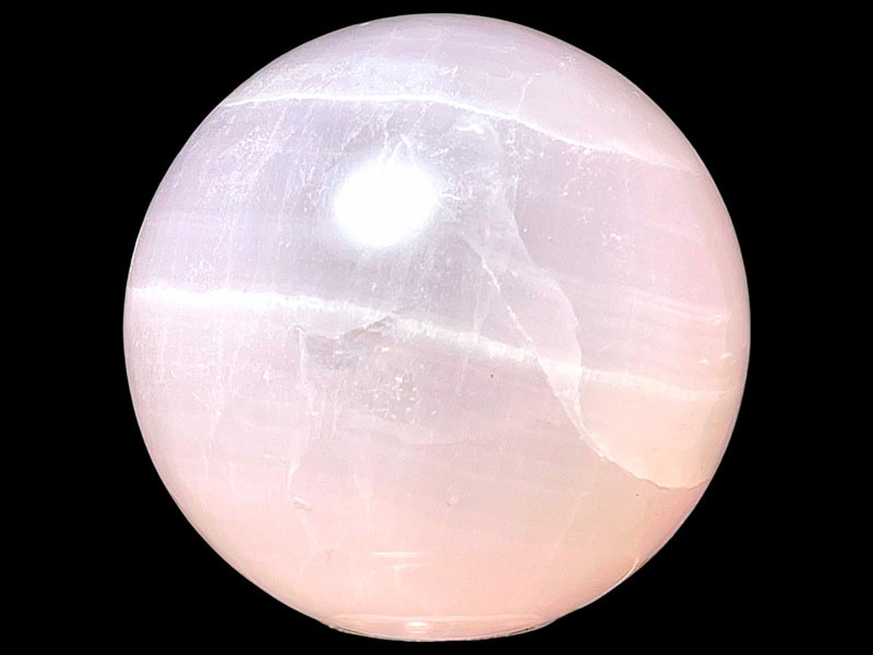 ピンクマンガンカルサイト 直径60mm丸玉