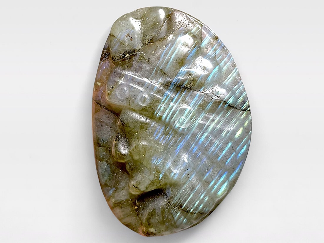 マダガスカル産 ラブラドライト  ネイティブアメリカン ポリッシュ