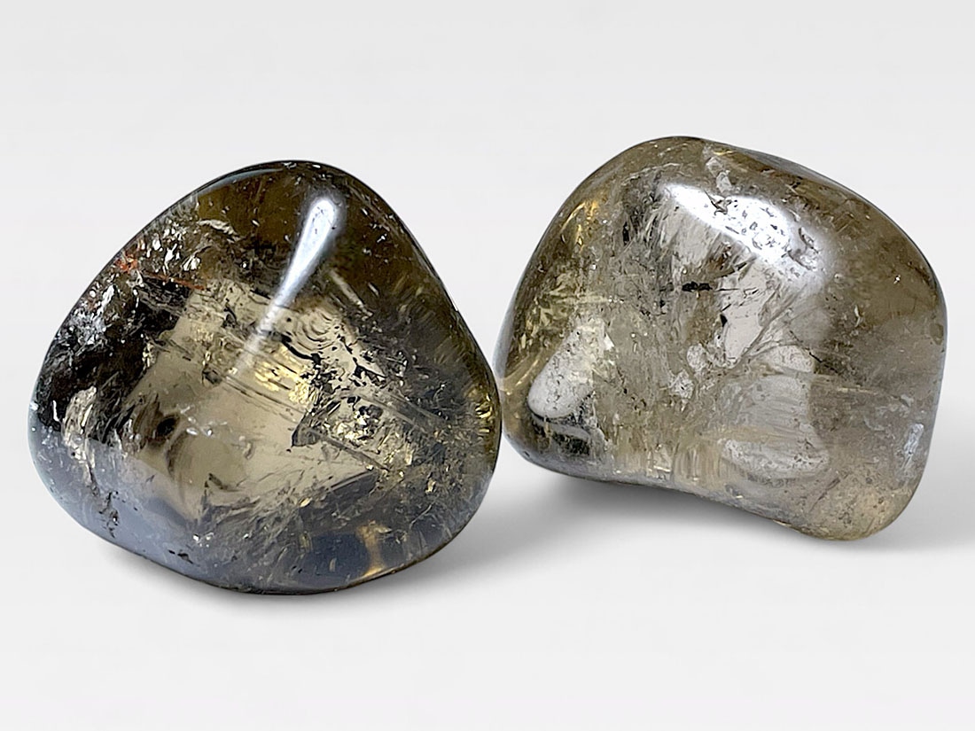 スモーキークォーツ タンブル 2個セット