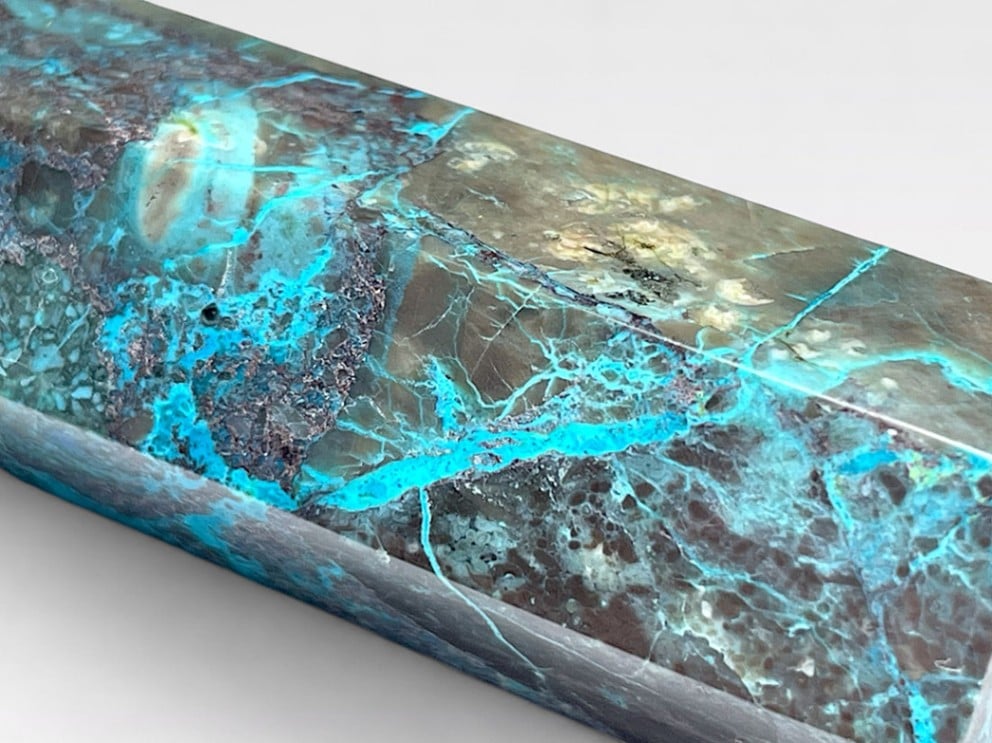 高品質 アメリカアリゾナ州産 クリソコラ シャッタカイト 大きめ太め