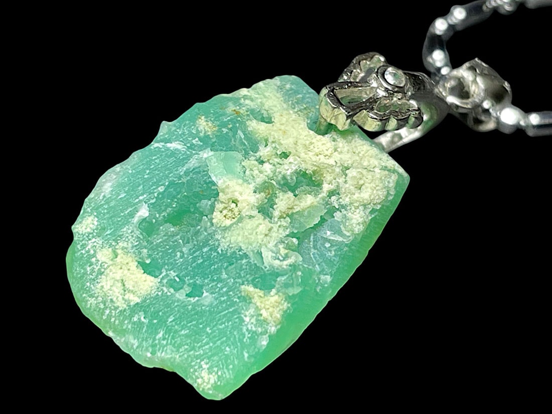 クリソプレーズペンダントトップ