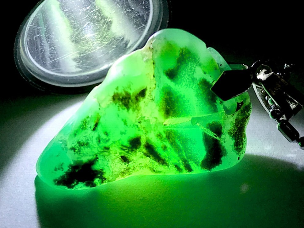 クリソプレーズペンダントトップ