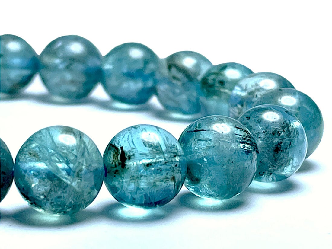 ブルーアパタイト 9mmブレスレット
