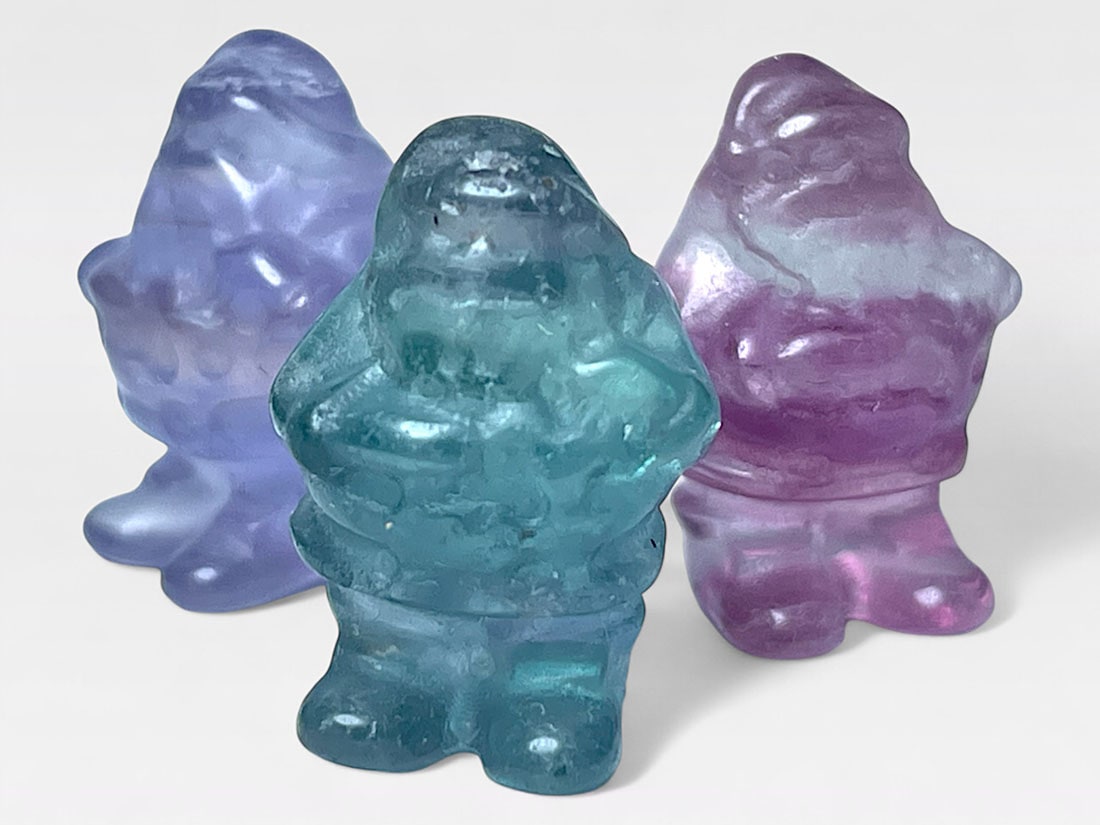 フローライト サンタクロース ３個セット アソート