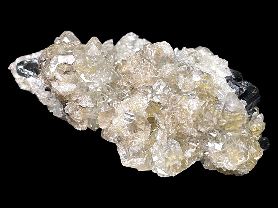 岐阜県吉城郡神岡鉱山産 魚眼石＆方解石 / apophyllite＆Calcite
