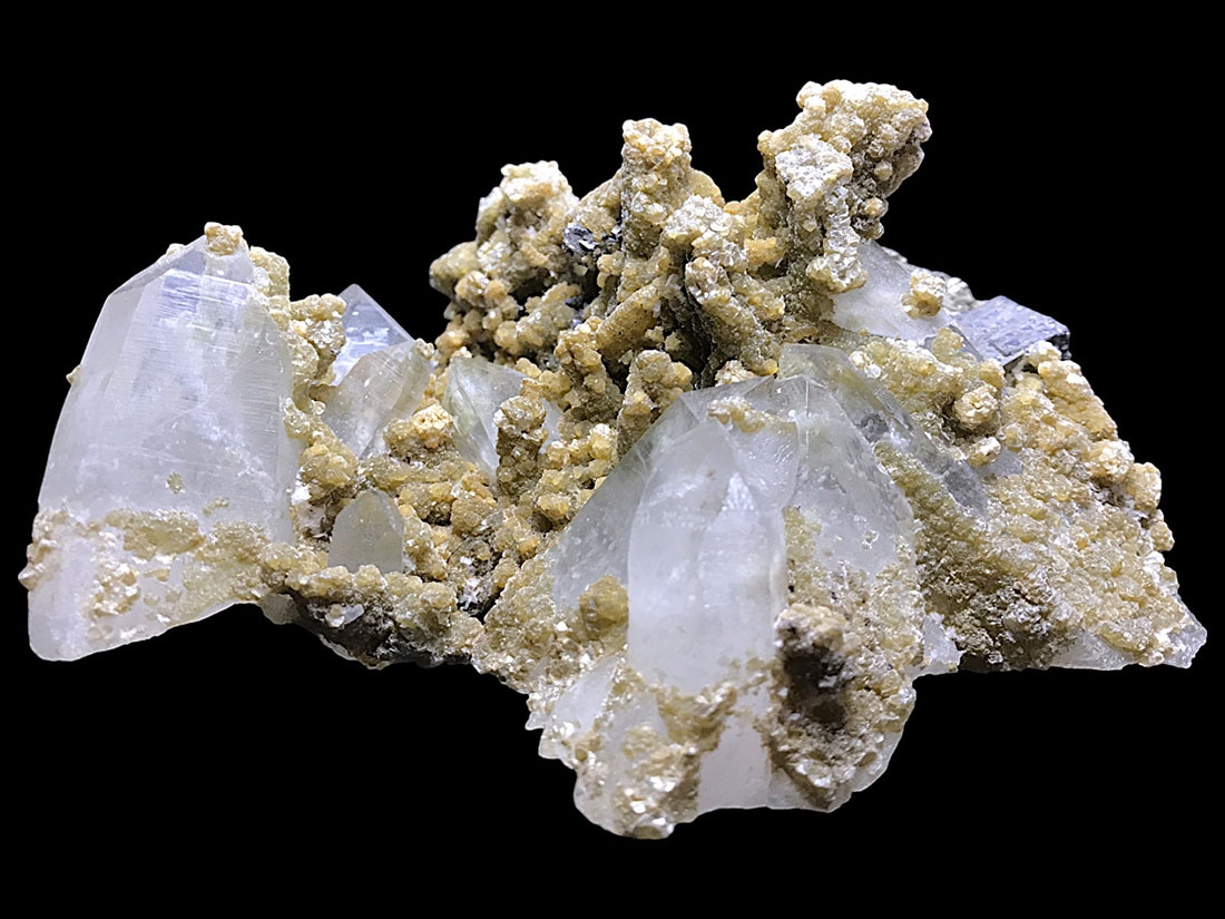 モスコバイトオンクォーツ/Muscovite on Quartz Tantric Twins Crystal in Phantom