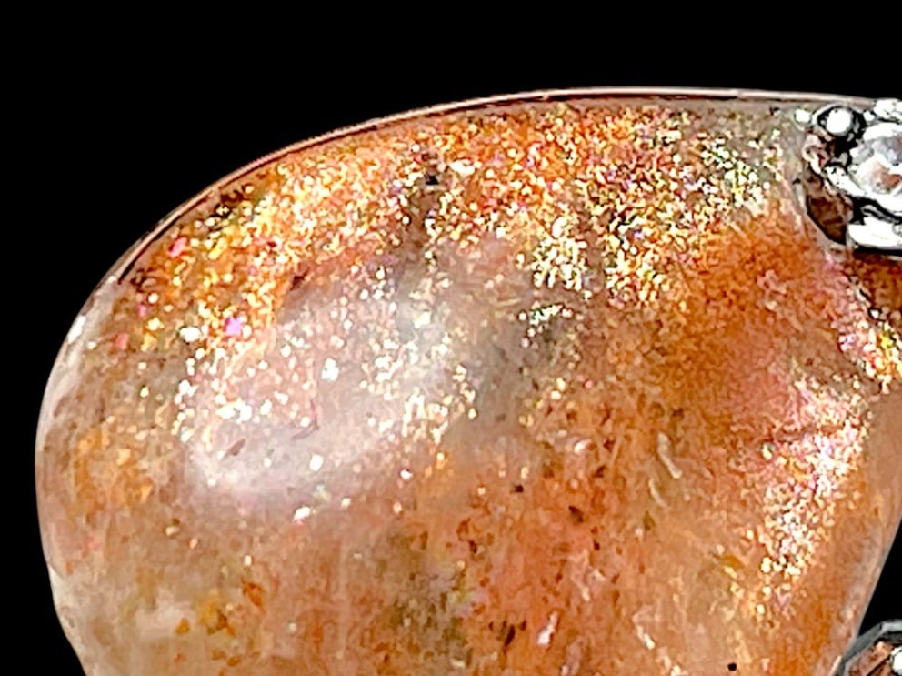 レインボー サンストーン ペンダントトップ