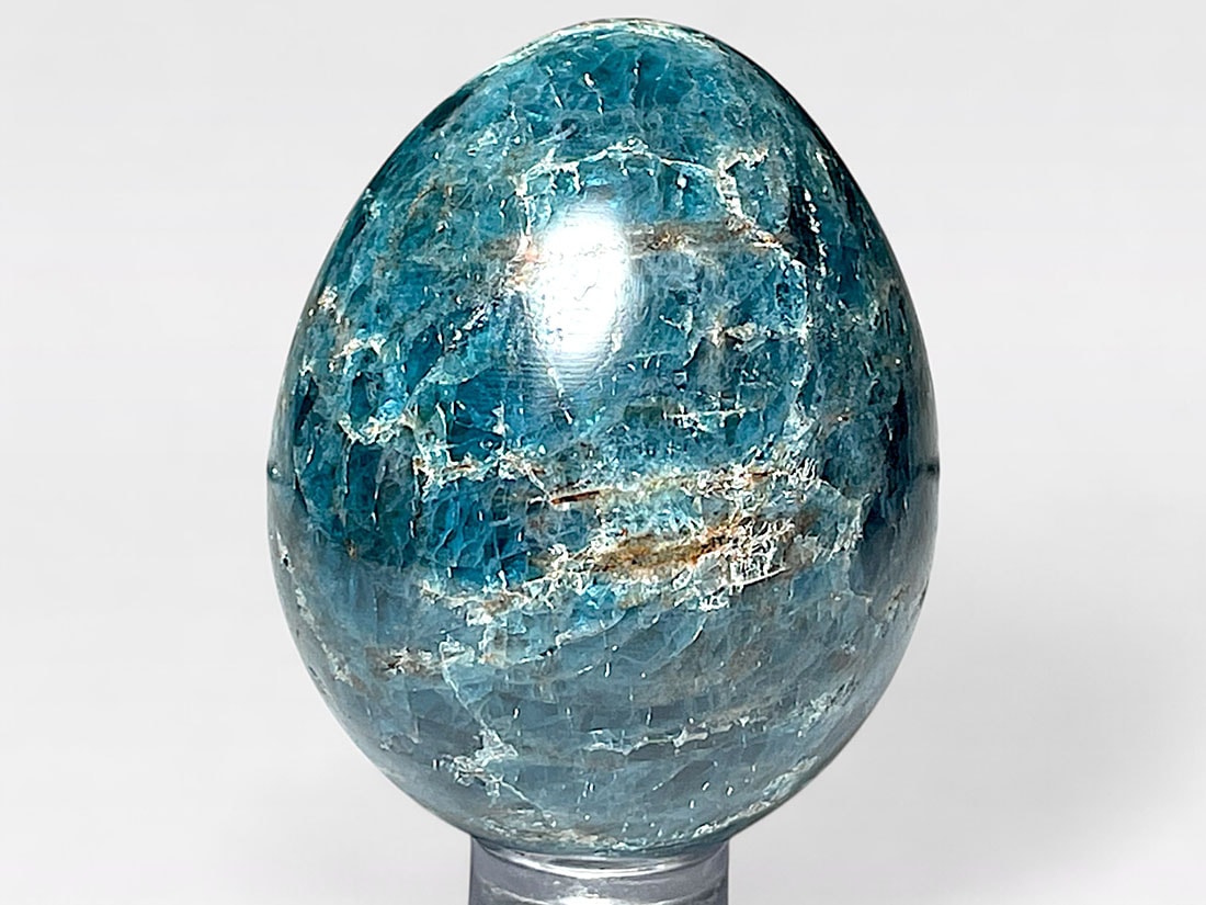 マダガスカル産 ブルーアパタイト エッグ / Blue Apatite