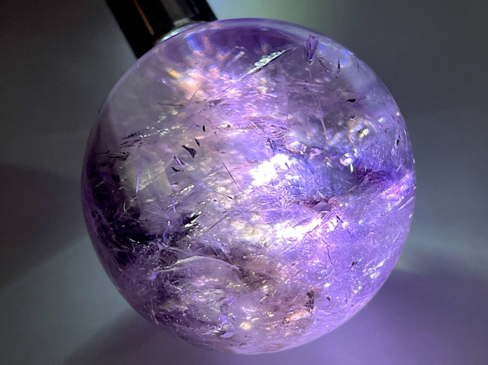 ブラジル産 エレスチャルアメジスト 41mm 丸玉