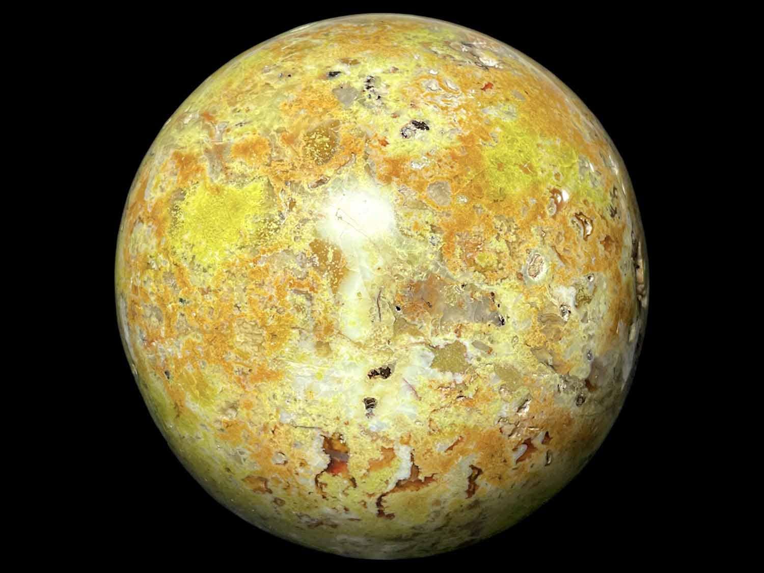 マダガスカル産 グリーンオパール 135mm 丸玉 /Green Opal