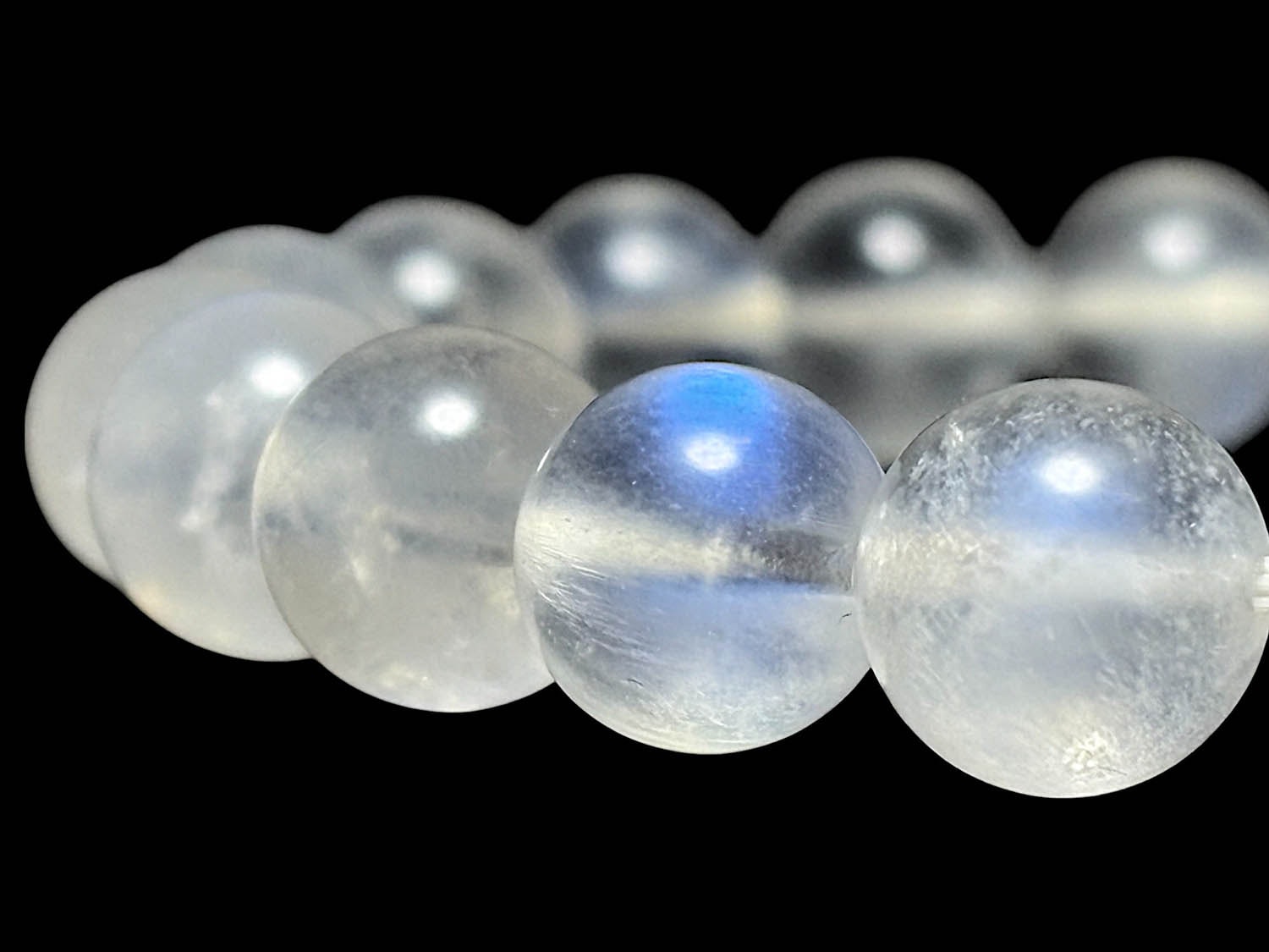 【高品質】ブルームーンストーン 9mmブレスレット