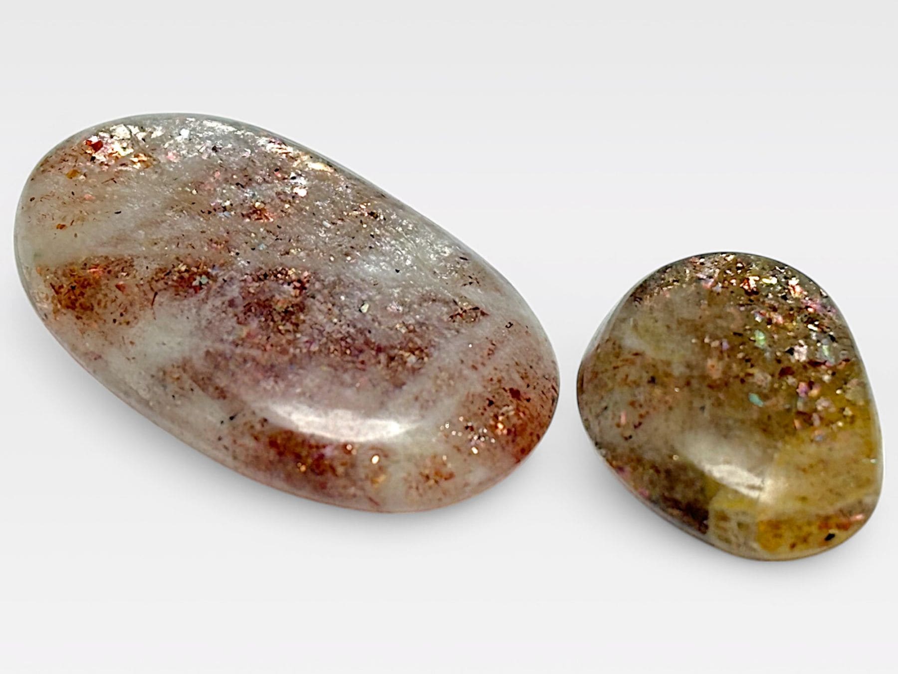 タンザニア産 サンストーン タンブル 2個セット