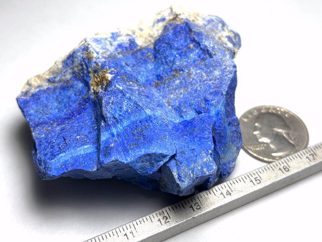 (蛍光) アフガニスタン産 ラピスラズリ  ラフ / Lapis Lazuli
