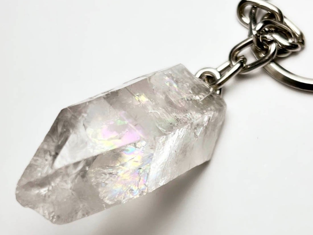 ブラジル産 水晶 キーホルダー / Quartz Keyring