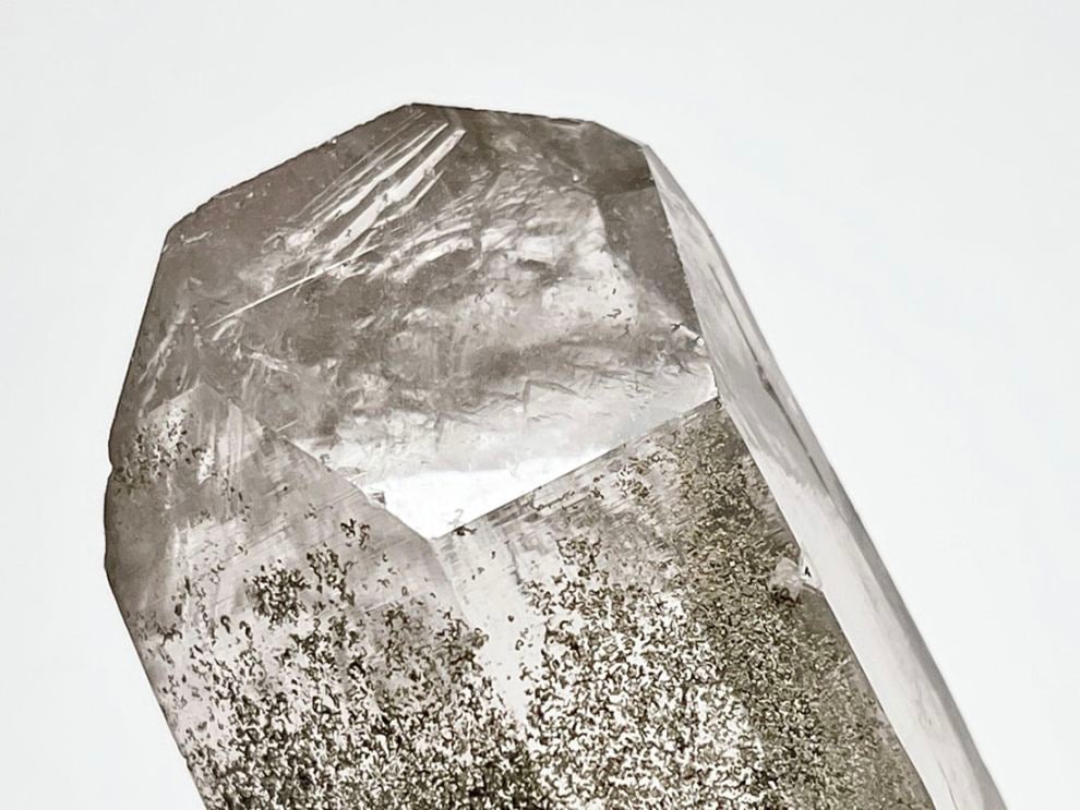 インド・マニハール産 水晶ポイント ( タビュラー )【134x45x38mm】/ Himalayan Quartz Crystal