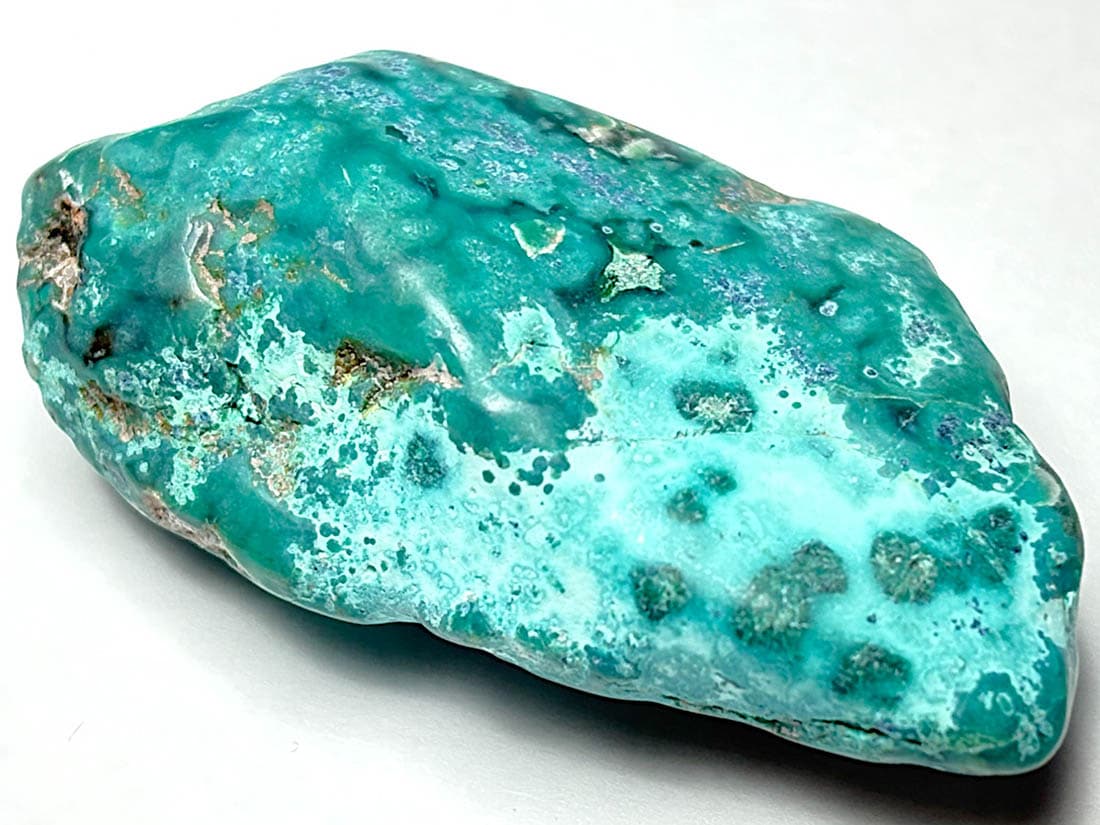 アリゾナ州産 シャッタカイト クリソコラ タンブル / Shattuckite Chrysocolla ( シャタック石 珪孔雀石 )
