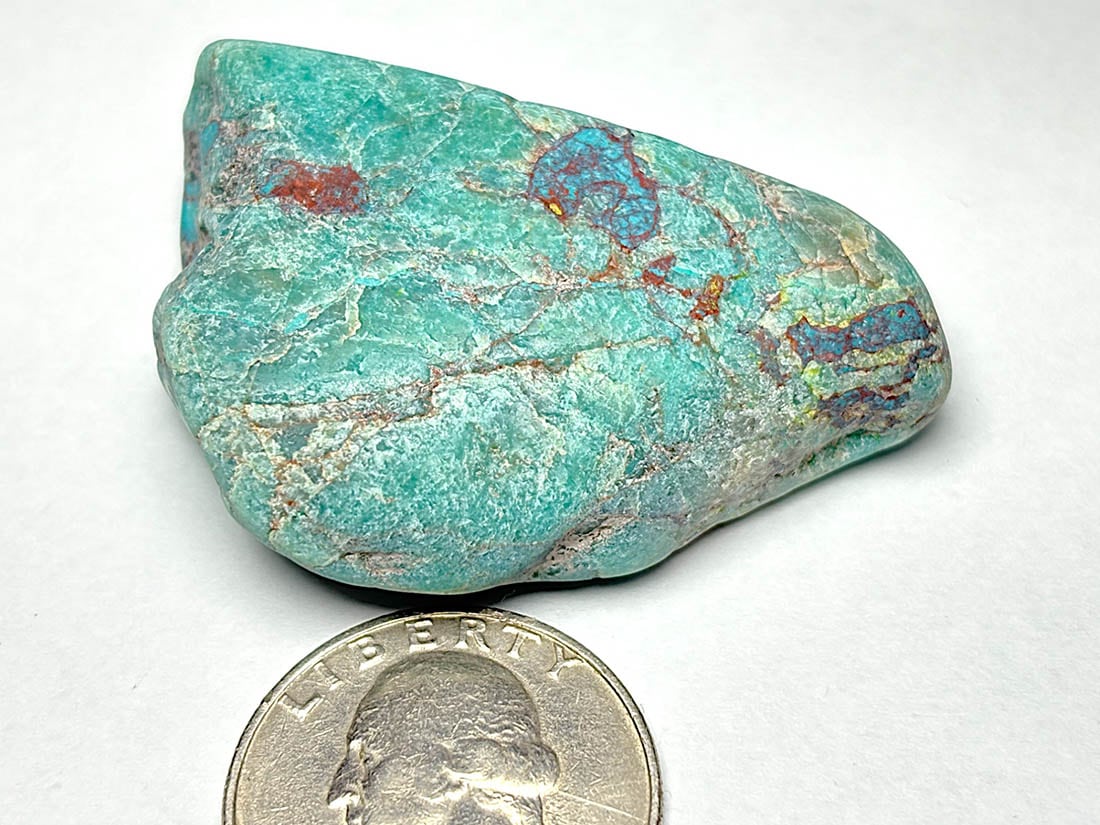 アリゾナ州産 シャッタカイト クリソコラ タンブル / Shattuckite Chrysocolla ( シャタック石 珪孔雀石 )