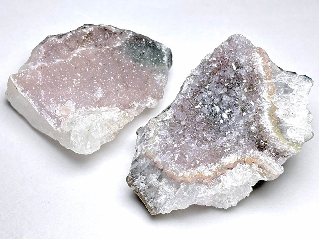 ウルグアイ産 アメジスト クラスター 2個セット / Amethyst ( 紫水晶 )