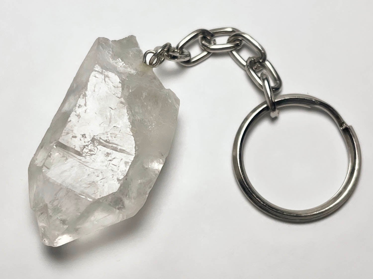ブラジル産 水晶 キーホルダー / Quartz Keyring