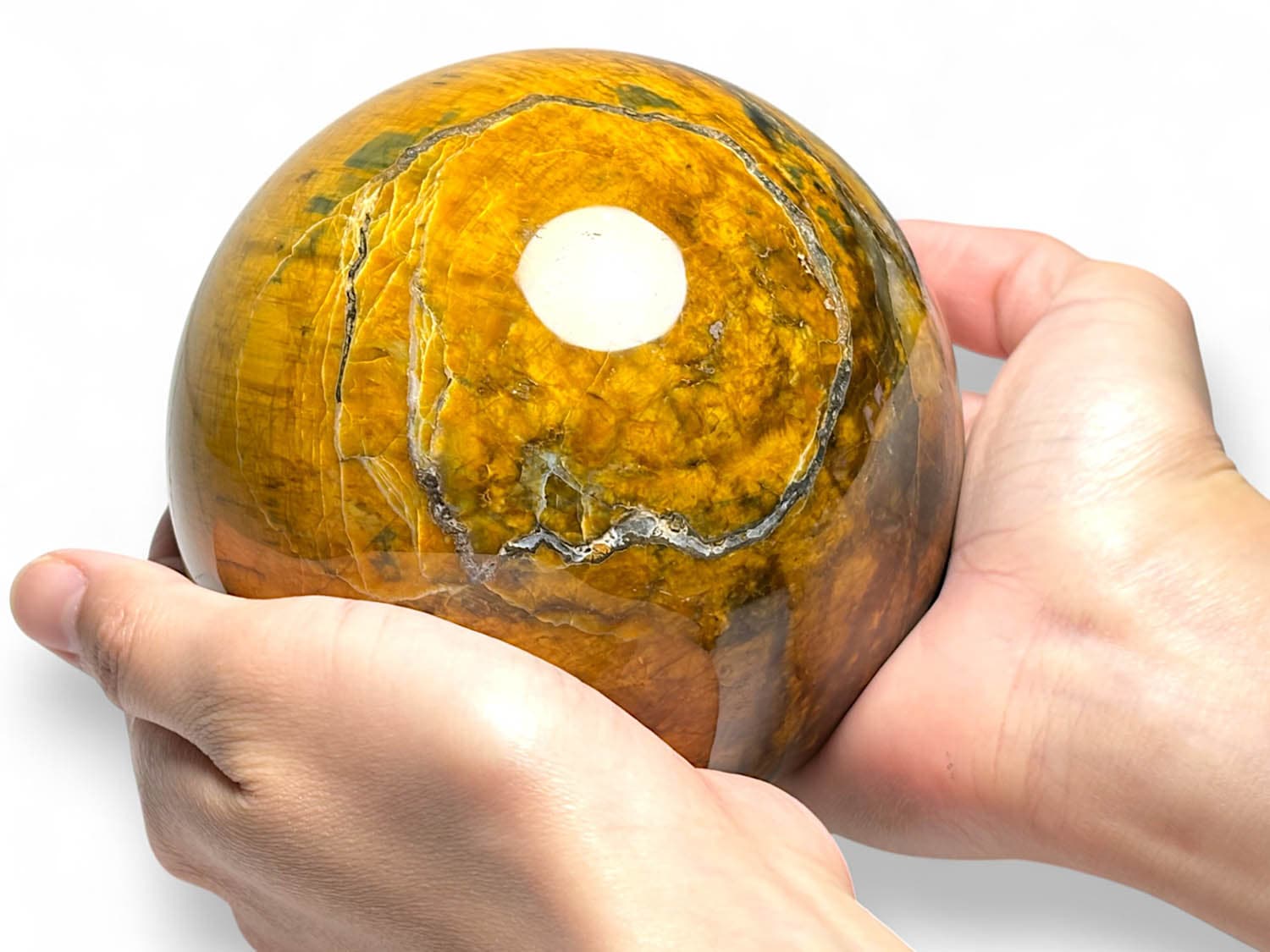 【ビッグサイズ】ネライト(タイガーアイ) 114mm丸玉