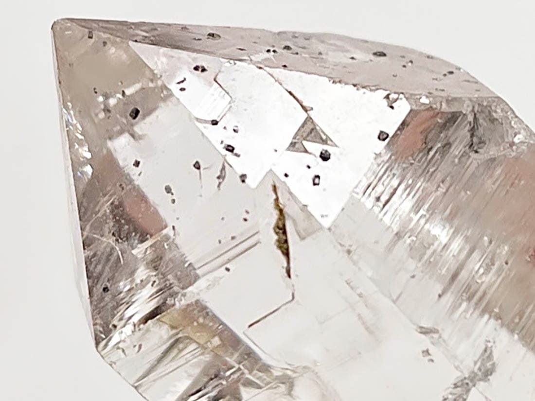 インド マニハール産 ヒマラヤ水晶 アナテース共生 (トライゴーニック/パストタイムリンク/キー/ゲートウェイ)/ Himalayan Quartz Crystal