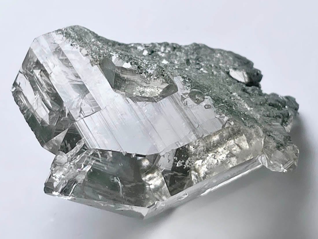 インド マニハール産 ヒマラヤ水晶 (タントリックツイン/タビュラー/貫入水晶)/ Himalayan Quartz Crystal