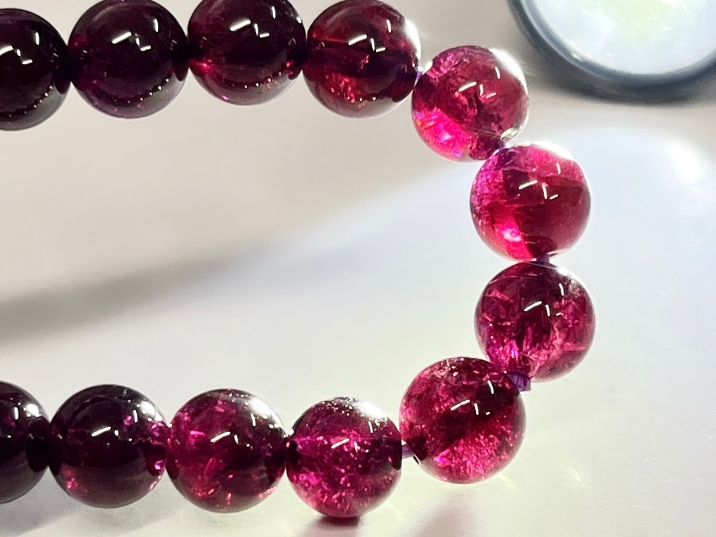 ロードライトガーネット 6mm ブレスレット / Rhodolite Garnet