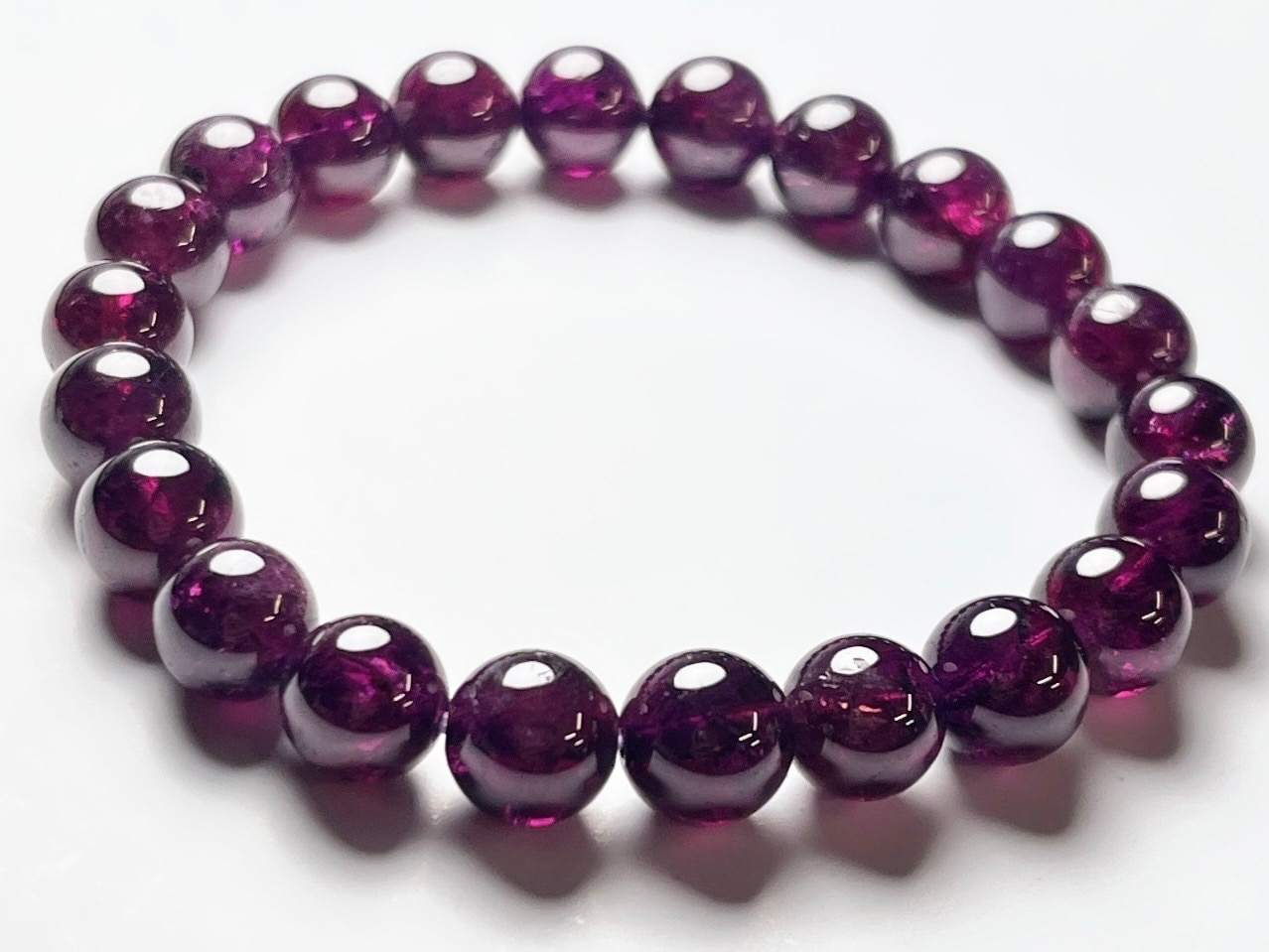 ロードライトガーネット 7mm ブレスレット / Rhodolite Garnet