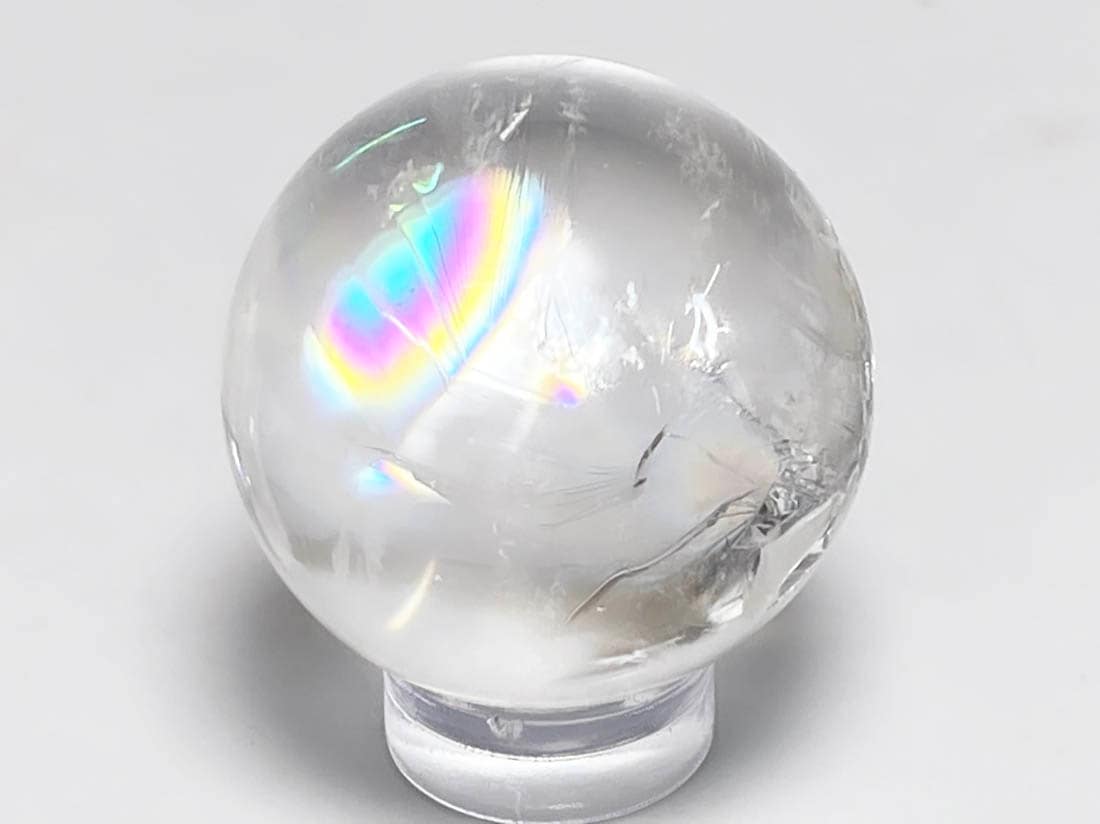 アイリスクォーツ (レインボークォーツ) 30mm 丸玉 / Iris Quartz