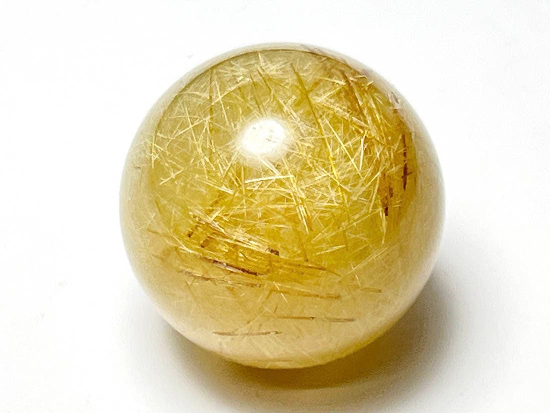 ルチルクォーツ 18mm 丸玉