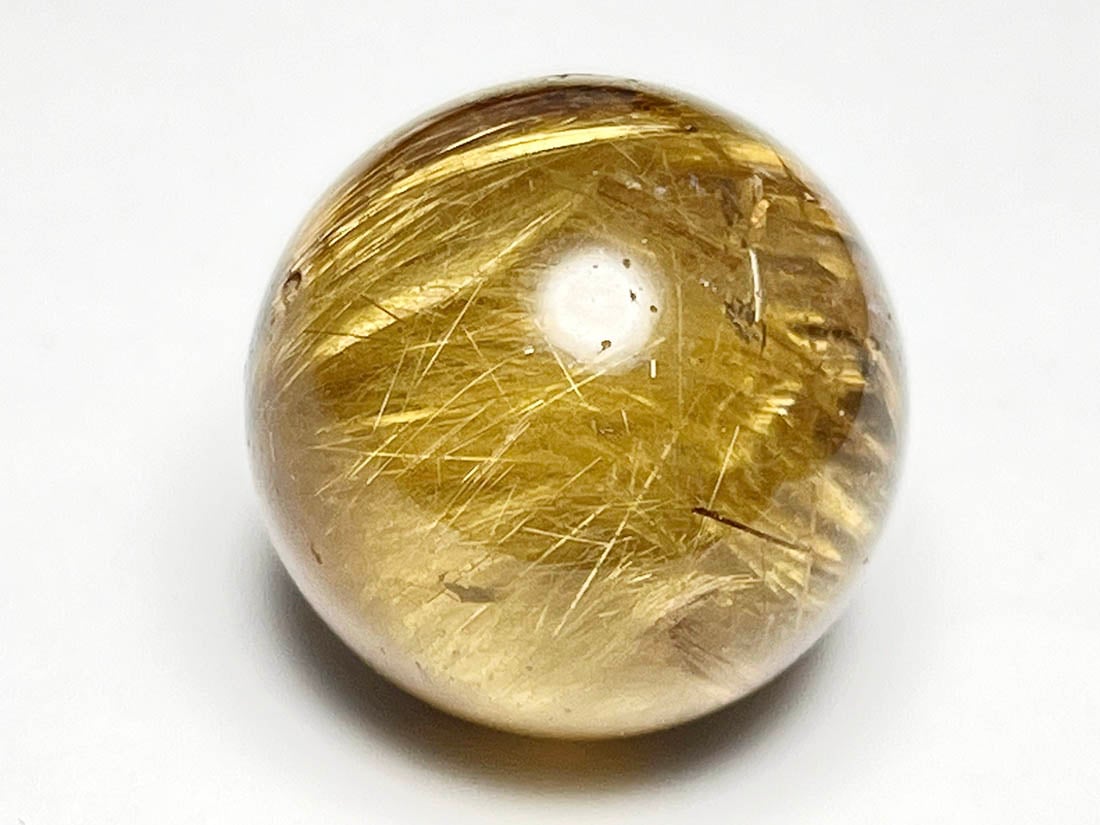 ルチルクォーツ 30mm 丸玉