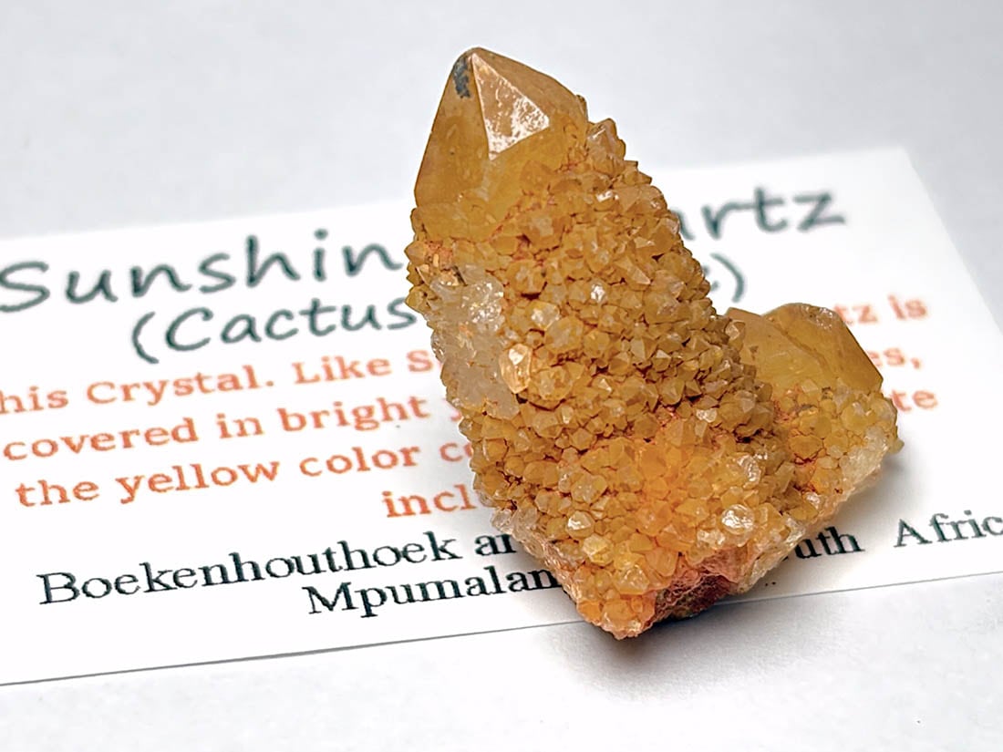 南アフリカ産 サンシャインクォーツ  (カクタスリモーネ)/ Cactus Quartz