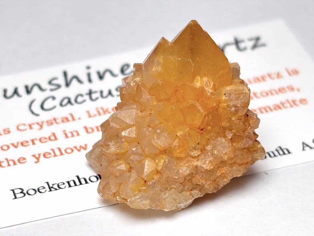 南アフリカ産 サンシャインクォーツ  (カクタスリモーネ)/ Cactus Quartz