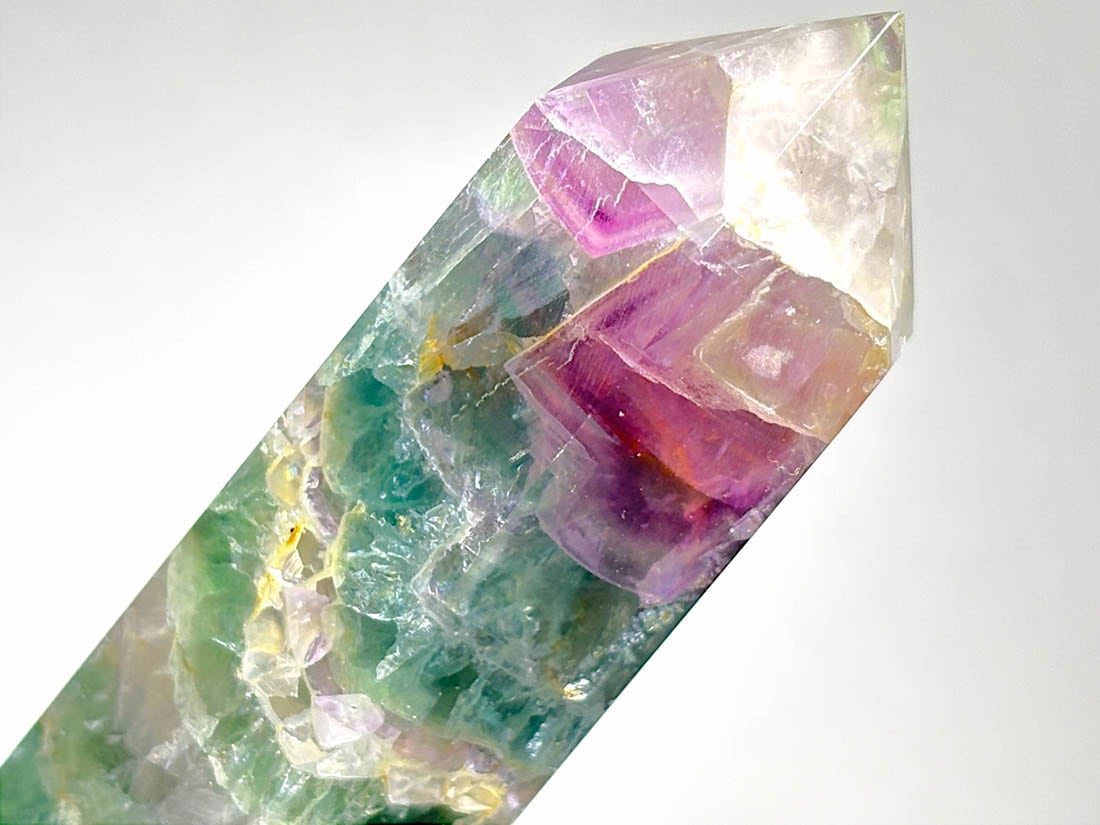 マダガスカル産 フローライト ポイント型ポリッシュ / Fluorite ( 蛍石 )