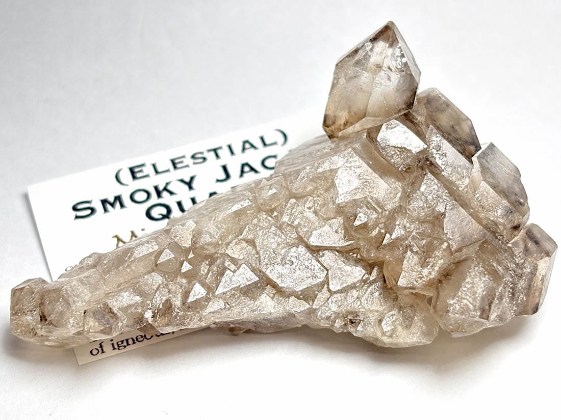 ブラジル産 エレスチャルスモーキー クォーツ(ジャカレークォーツ) /Smoky Jacare Quartz