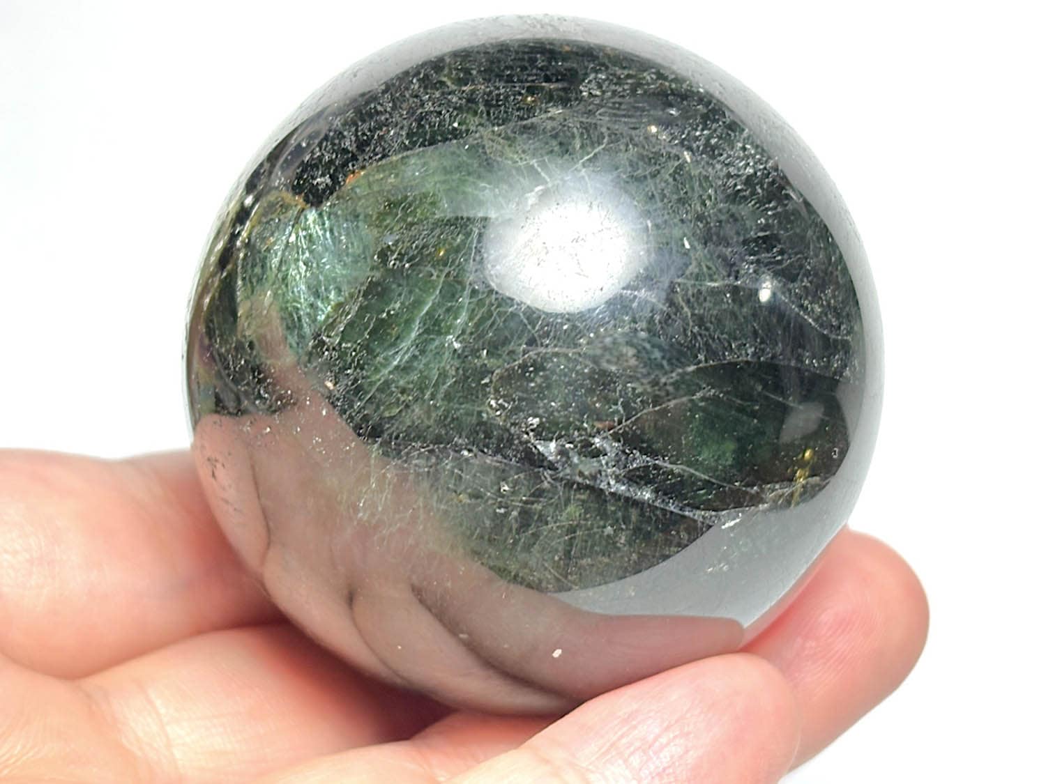 アクチノライト 54mm 丸玉