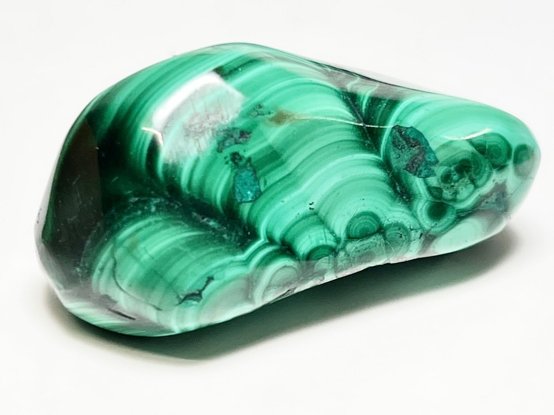 コンゴ民主共和国産 マラカイト タンブル ( 孔雀石 )/ Malachite